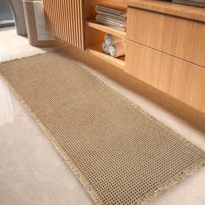 tchdio Waffle Bath Mat-Runner Rug, Super Absorbent Non Slip Bath Mats for Bathroom Machine Washable Long Rugs with Tassels, Bath Rugs for Bathroom Floor Beside Tub, 2' x 6' (Brown) tchdio Waffle Bath Mat-Runner Rug, Super Absorbent Non Slip Bath Mats for Bathroom Machine Washable Long Rugs with Tassels, Bath Rugs for Bathroom Floor Beside Tub, 2' x 6' (Brown)