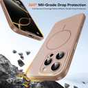 TAURI for iPhone 16 Pro Case, Upgrade Full Camera Protection, Camera Control, Compatible with Magsafe, Minimalist Slimmer Magnetic Phone Case for iPhone 16 Pro, Desert