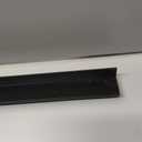 Zonon 4 Pack RV Insert Roof Trim with 3/4" Leg 48inch Length Exterior Molding RV Roof Trim, Aluminum (Black)