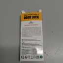 AceMining Portable Door Lock Home Security Door Lock Travel Lockdown Locks for Additional Safety and Privacy Perfect for Traveling Hotel Home Apartment College (1 Pack-Standard)