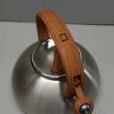 WALDWERK Tea Kettle Stovetop (2.4 Quart) - Teapot for Stovetop - also for Induction and Gas Stoves - Stainless Steel Tea Kettle - Whistling Tea Kettle for Stove Top