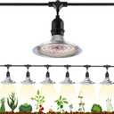 Espird Outdoor Grow Light, 6-Light Greenhouse String Grow Light, Waterproof Plant Growing Lamps, UL Certified LED Grow Lights for Greenhouse Garden, 21.3FT Full Spectrum Light for Veg Seedling Flower