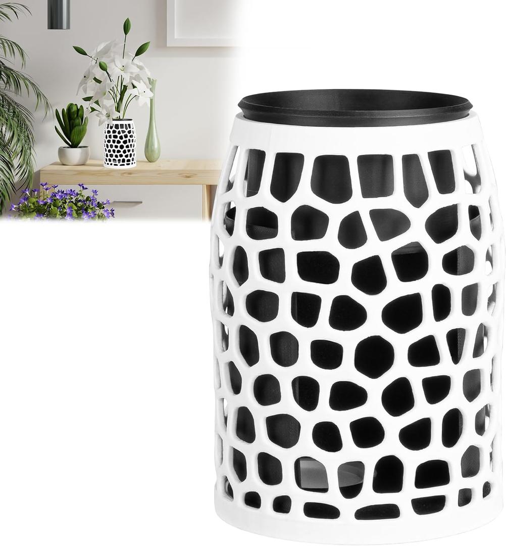 Camera Disguise Vase | Compatible with Ring Indoor Cam (2nd Gen) | Conceals Security Cameras | Discreet Cable Opening | Home vase Decoration