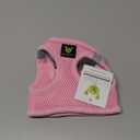 EcoBark Premium Quality Dog Harness - Teacup Dog Harnesses - Step in Halter Vest - Eco-Friendly Luxury Soft Mesh Halter - No Pull Mini Chest Body Collar - for Puppy & Toy Breeds (XXS, Baby Pink) (XXS- 4 to 5 lbs- Chest Up to 11 in (Pack of 1))