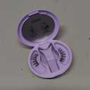 WOSADOBearisBug Soft Magnetic Eyelashes Kit with Applicator, [No.17 Ice Black] 21.5mm Reusable Glue-free Magnetic Lashes, Cruelty-free False Lashes, Waterproof, Lightweight, Suit for Heavy Makeup (1 pair (Pack of 1))