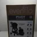 Evenflo Pivot Modular Travel System with LiteMax Infant Car Seat (Casual Gray)