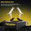 TUCAREST CMS601325 CMS601326 (Pair) Front Lower Control Arm and Ball Joint Assembly Fit For 2023 2024 2025 Ho-nda Accord [# ‎5136030AA00 5136030AH00 5135030AA00 5135030AH00 102-8467 102-8466]