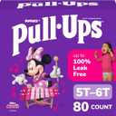 Pull-Ups Girls' Potty Training Pants, Size 5T-6T Training Underwear (46+ lbs), 80 Count (2 Packs of 40)
