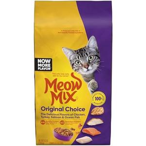 Meow Mix Original Choice Dry Cat Food, 6.3 Pound Bag BB 10/5/25