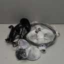 Yidelloc Black Chandelier Farmhouse Cage Pendant Light E12 4 Light Ceiling Light Fixtures Vintage Chandeliers for Dining Room Kitchen Entryway Hallway Foyer