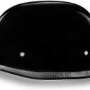 Daytona Half Shell German Motorcycle Helmets, DOT Approved for Superior Safety and Style Comfortable, Durable, and Perfect for Riders Who Want a Retro Look with Modern Protection Standards (Black, L)