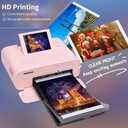 Compatible for Canon Selphy CP1500 CP1300 Ink and Paper for Canon Photo Paper 4x6 Inch Color Ink and Paper Set(3 Ink + 108 Sheets Glossy KP-108in Photo Paper)for Selphy CP1200 CP1000 CP910 CP900 CP810