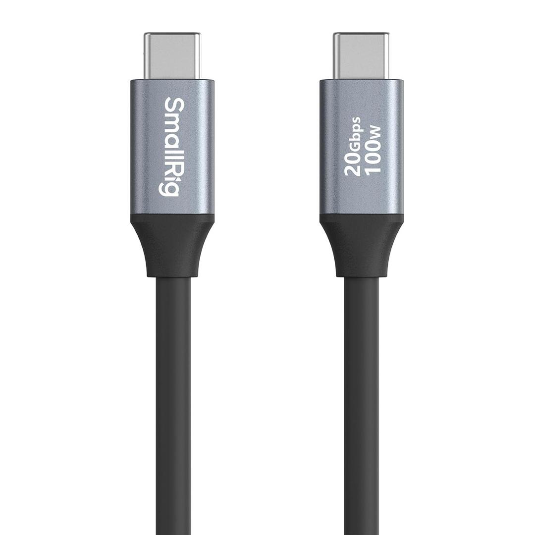 SMALLRIG USB C to C Data Cable - 1.97ft/60cm, 20Gbps Speed, PD 100W Fast Charging, for iPhone, MacBook, Cameras & More