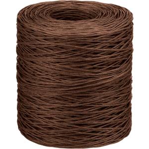 Syhood 1345 Feet Floral Vine Bind Wire Rustic Wrapping Wire for Flower Bouquets(Brown)