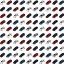 1:150 Scale Gauge N Painted Plastic Model Car for Building Train Layout (Pack of 100)