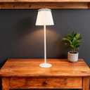 Table Lamp Touch Rechargeable Lamps: 3 Colors Stepless Dimming 5000mAh Rechargeable Battery 4 Timing IP54 Waterproof for Bedside Room (A, 1)