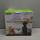 QIBOX Snow Cone Machine & Smoothie Blender 2 in 1, 700W Powerful Shaved Ice Machine Slushine Machine, Healthy Frozen Drink Maker with Stainless Steel Blade & Smoothie Recipe, for Home Kitchen Party (Black)