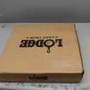 Lodge 17 Inch Pre-Seasoned Cast Iron Skillet - Dual Assist Handles - Use in the Oven, on the Stove, on the Grill, or Over a Campfire - Black