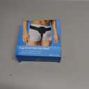 Hernia Belts for Men Inguinal, Hernia Support for Women and Men, Hernia Truss for Left or Right Side, Groin Belt, Adjustable Waist Strap with Removable Compression Pads (Large, Black)