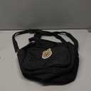 Small Diaper Bag Tote, Crossbody Diaper Bag Mini Purse with 8 Pockets, Travel Baby Bag for boys & Girls, 2 Insulated Pockets, Black