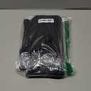 Lusso Gear Airplane Tray Table Cover - Portable Organizer for Kids Travel Essentials - Foldable Cover with Pockets for Car Seat Tray - Modern Linen Style for Road Trip Activities for Kids - Black