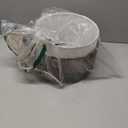 Plug in Pendant Light, Hanging Lamp with Woven Shade, Ceiling Light Fixture with On/Off Switch and 15FT Cord, Farmhouse Hanging Lighting for Living Room, Bedroom, Dining Room (Brown)