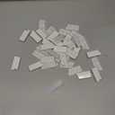 Hooks for Outdoor String Lights Clips: 40Pcs Heavy Duty Light Hook with Waterproof Adhesive Strips - Outside Clear Cord Holders for Hanging Christmas Lighting - Outdoors Sticky Clip