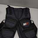 miR Air Flow Weighted Vest with Zipper Option 20lbs - 60lbs Solid Iron Weights Machine Washable. Workout Vest for Men and Women