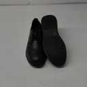 ARISIC Non Slip Work Shoes for Men Waterproof Oil Resistant Slip On Lightweight for Food Service Kitchen Chef Restaurant Classic Casual Walking Dress Shoes (13.5 Women/12 Men, Black)