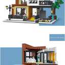 Modern House Building Set, Modern Cubist Villa Modular City Building Blocks MOC Bricks Set,Compatible with City Sets and Other Major Brands,Adults and Girls Aged 14+ (1399 PCS)