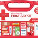All-Purpose Portable Compact First Aid Kit for Minor Cuts, Scrapes, Sprains & Burns, Home, Car, Travel, Camping & Outdoor Emergency Kit, FSA/HSA Eligible, 160 Pieces