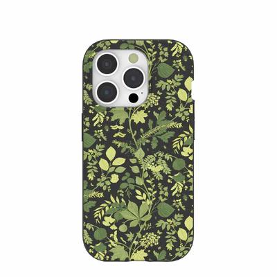 Black Evergreen iPhone 15 Pro Case