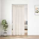 Tension Curtain Rod 32-48Inch White Shower Rod Tension Rod Adjustable Curtain Rods No Drilling Curtain Rods for Bathroom,Windows,Closets,Doorway