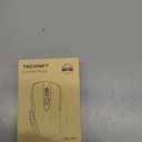 TECKNET Wireless Mouse, 2.4G Ergonomic Optical Mouse, Computer Mouse for Laptop, PC, Computer, Chromebook, Notebook, 6 Buttons, 24 Months Battery Life, 2600 DPI, 5 Adjustment Levels - Purple