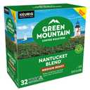 Green Mountain Coffee Roasters Nantucket Blend, Single-Serve Coffee K-Cup Pods, Medium Roast, 32 Count (EXP 10/23/25)