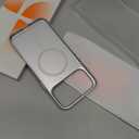 TORRAS Magnetic Slim-Fit for 17 PRO MAX Case, Ultra-Thin ProMax 17 Phone Case Compatible with MagSafe, Light Anti-Scratch Matte Hard PC Bayer 6.9 inch OriginFit, Silver