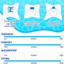 HIPPOPEA Hair Snug Fabric Swim Cap, High Elasticity Cloth Swimming Cap, Breathable, Lightweight & Comfortable, Fit Both Long Hair and Short Hair for Women Men Boy Girl