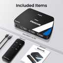 NEWCARE 8K HDMI Switch 3 in 1 Out, HDMI 2.1 Switch with Remote, HDMI Splitter 4K@120Hz Support 8K@60Hz HDCP2.3 HDR10+ VRR ALLM Dolby, HDMI Switcher Compatible with TV PS5/4 Xbox Laptops PC Projector