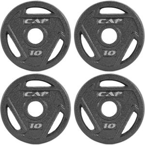 CAP Barbell 2-Inch Olympic Weight Plate | Multiple Options (10 lb - Set of 4)