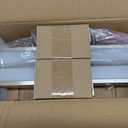 18 Inch Bathroom Vanity Light Fixtures with Night Light: Long Square Wall Mounted LED Lighting Bar Over Mirror with 5CCT & 2200K Color Changing, 120V, 780-900lm, ETL, Brushed Nickel, 2 Packs