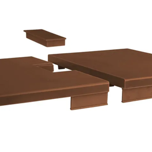 BMC WW2 Blockhouse Roof - Brown Plastic Army Men Playset Building Accessory