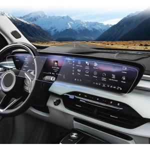 LUWU 2025 Enclave Screen Protector for 2025 2026 Buick Enclave Accessories 2025 Enclave Preferred/Sport Touring/Avenir 30-inch Screen Protector Nano Plastic Touchscreen Infotainment Display 2PCS