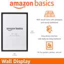 Amazon Basics Rectangular Wood Poster Frame, 20" x 30", Black