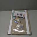 Magnetic Chalkboard Felt Bulletin Board Combination, 24"x18" Large Blackboard & Felt Cork Board Combo, Self-Adhesive Push Pins Vision Board for Home, School and Office