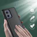 Qinmay Phone Case for Motorola Moto Edge 5G 2024 Case, Heavy Duty Shockproof & Dropproof 3-Layer Cover Phone Case for Motorola Moto Edge 2024 (BeltClip_Black)