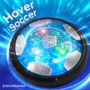Rechargeable Hover Soccer Ball for Kids 3+ Indoor Game | Light-Up Air Power Floating Soccer Ball with Soft Foam Bumper, Sport Toy, Gifts for Boys Age 6, 7, 8, 9, 10, 11, 12 Year Old