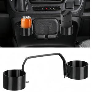 70mm Cup Holder Compatible with RAM Promaster, Non-Slip for Securing Charger Bezel, Tool-Free Installation, Universal Fit for Phones & Large Cups