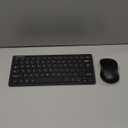 TECKNET Wireless Keyboard and Mouse Combo, Mini Cordless Computer Keyboard and Mouse Set 2.4GHz, Silent Adjustable 1600 DPI, Quiet Click, Lag-Free for Computer, Laptop, PC, Windows, Mac, Chrome OS (Black)