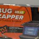 Solar Bug Zapper Outdoor, 4500V Electric Mosquito Zapper with Dual Solar Panels & USB Charging, Auto On/Off Mosquito Killer, IPX5 Waterproof Fly Trap for Backyard Patio Garden Camping, 2100 Sq Ft