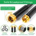 Garden Hose 150 ft, 2026 New No Kink Expandable Water Hose 150ft, 10 Function Nozzle, Leak-proof Solid Metal Fittings, 3750D Outer Fabric, Durable Collapsible Latex Core, Ultra Lightweight & Flexible